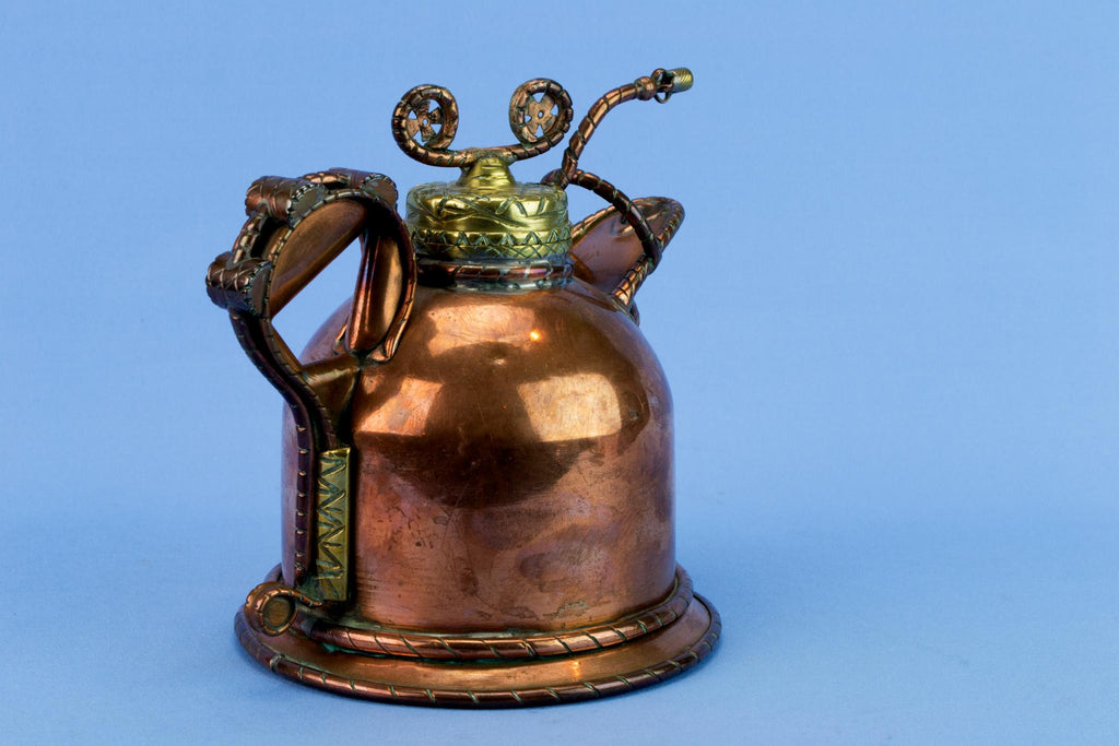 Small Arts & Crafts Copper Kettle, English Late 19th Century