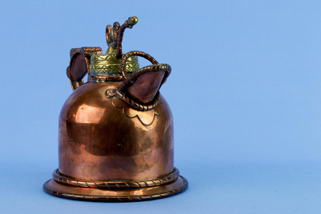 Small Arts & Crafts Copper Kettle, English Late 19th Century