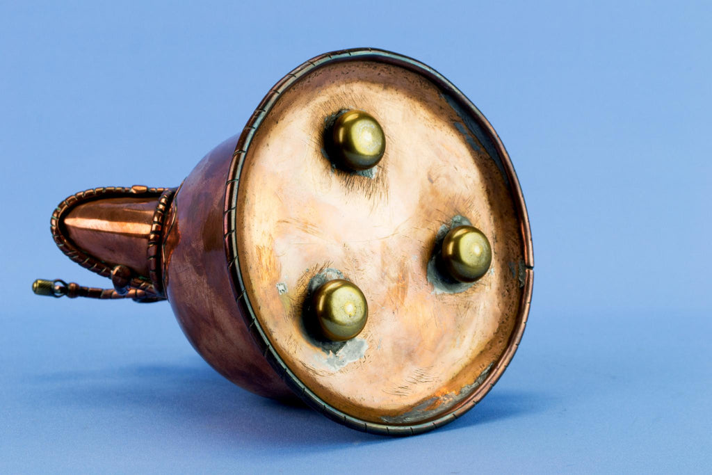 Small Arts & Crafts Copper Kettle, English Late 19th Century