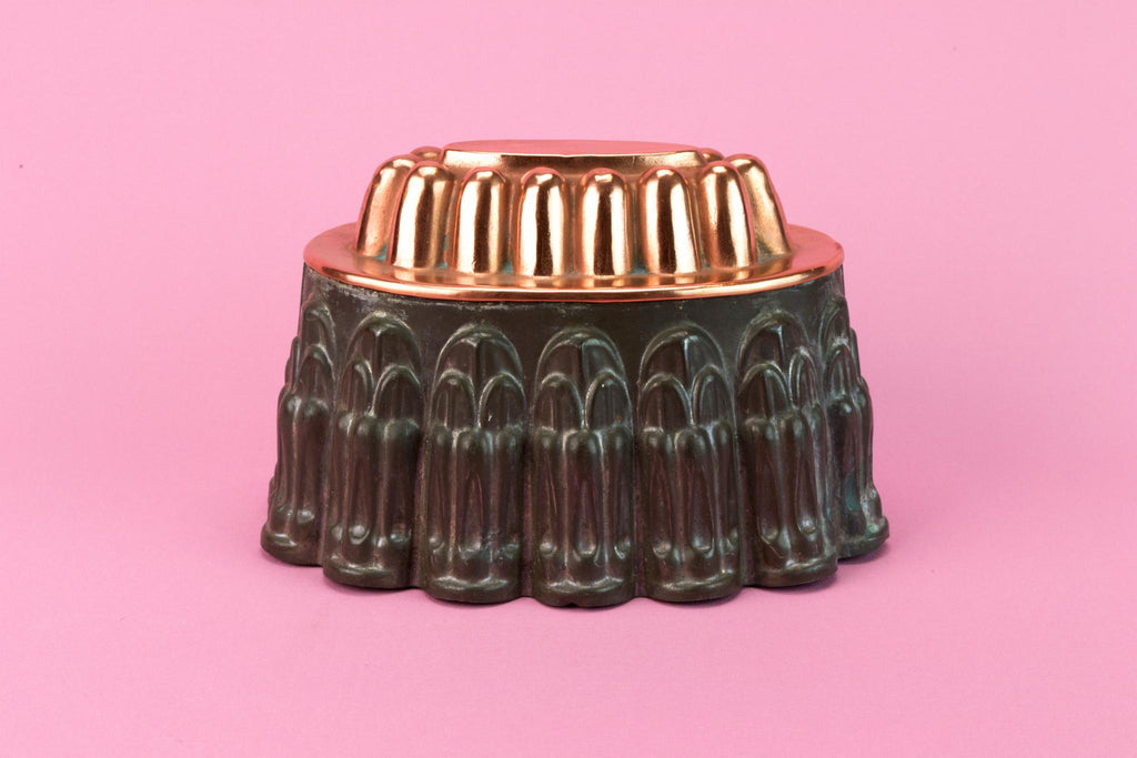 Medium Oval Copper Baking Mould, English Late 19th Century
