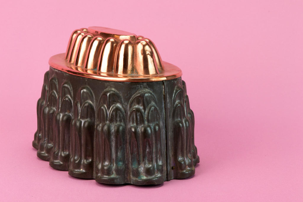 Medium Oval Copper Baking Mould, English Late 19th Century