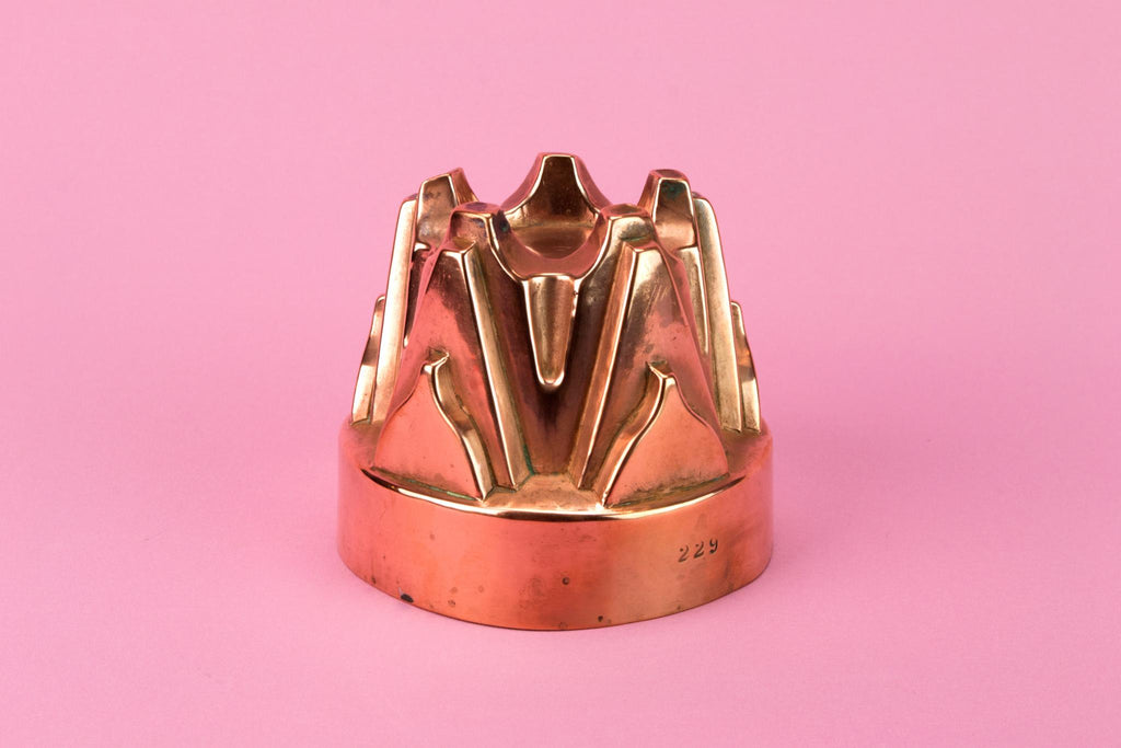 Small Copper Baking Mould, English 19th Century
