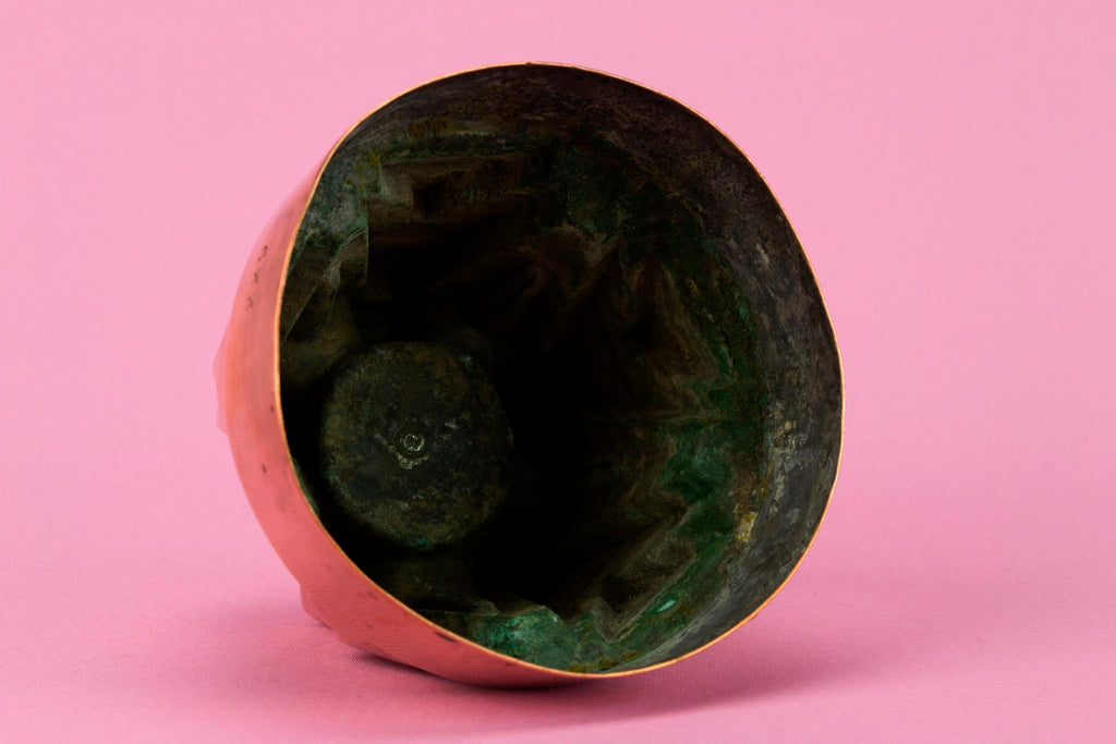 Small Copper Baking Mould, English 19th Century