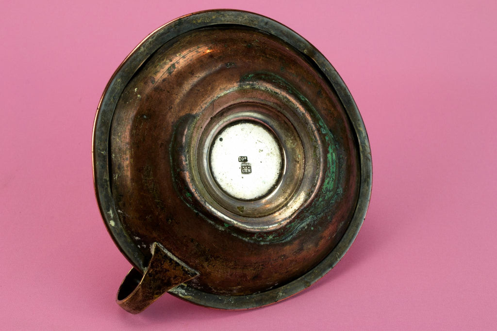 Copper Chamber Candlestick, English Late 19th Century