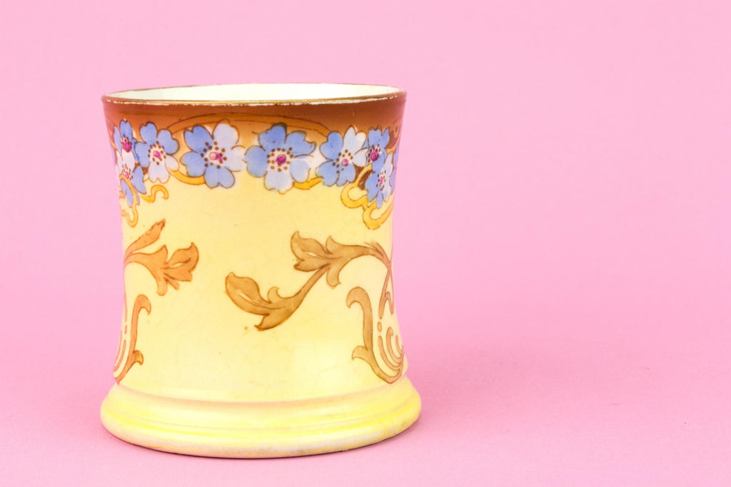 Art Nouveau Yello Mug, English Circa 1900