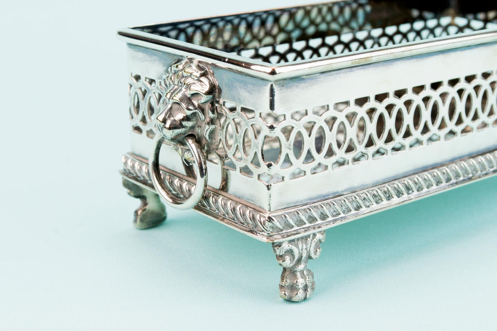 Silver Plated Small Decorative Bowl, English Early 1900s