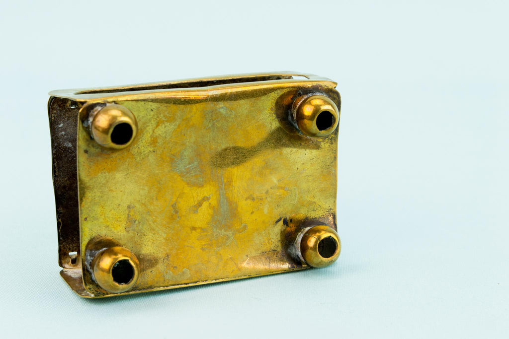 Brass Match Box Frame, English Circa 1900