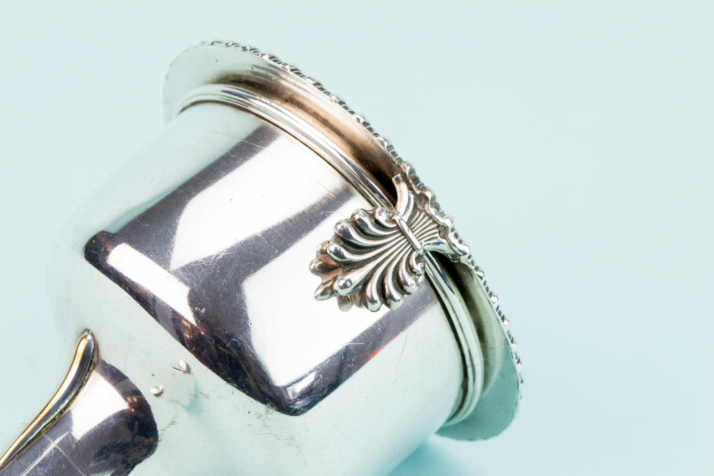 Silver Plated Wine Decanter Funnel, English 1810s