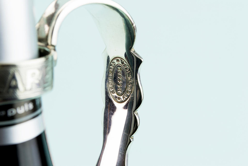 Elkington Silver Plated Wine Bottle Carrier, English 1860s