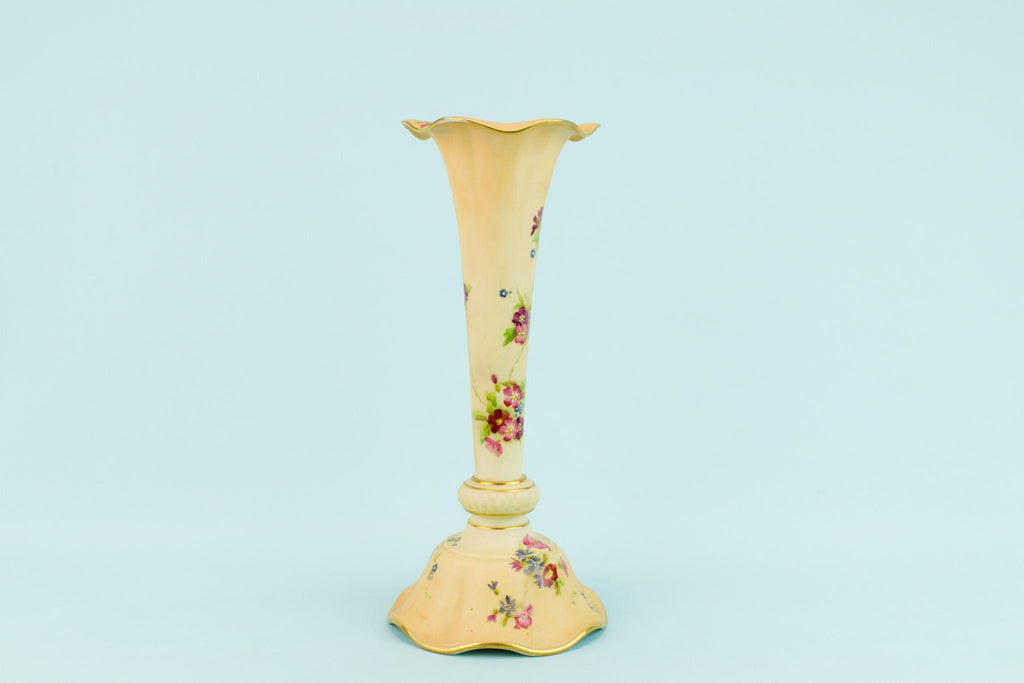 2 Art Nouveau Royal Worcester Vases, English Circa 1910