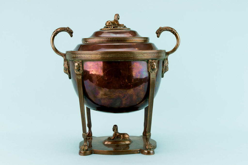 Regency Bronze Decorative Urn, English Early 1800s