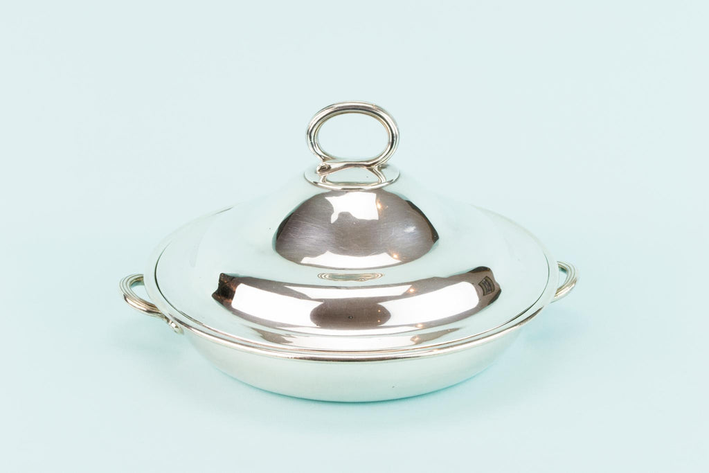 Serving Dish with a Divider, English Early 1900s