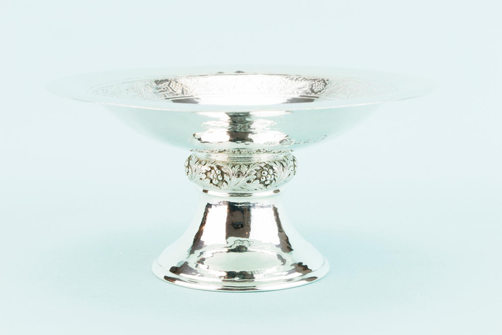 Sterling Silver Small Serving Dish, English 1934