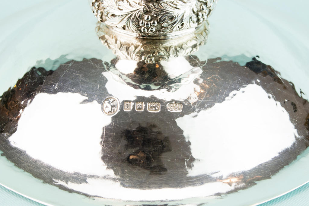 Sterling Silver Small Serving Dish, English 1934