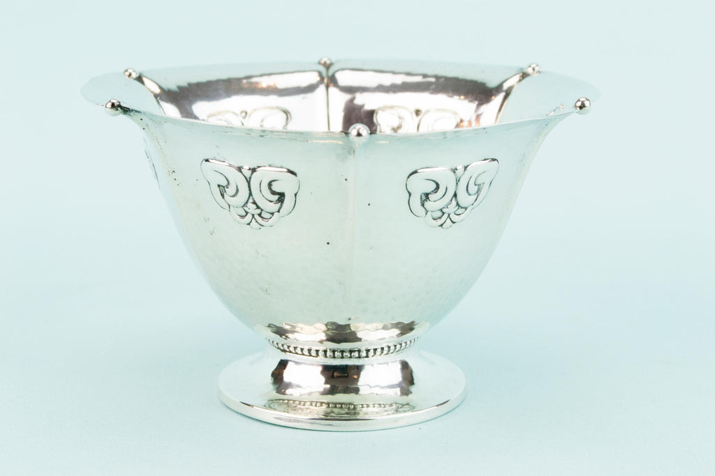 Sterling Silver Art Deco Serving Bowl, Danish 1927