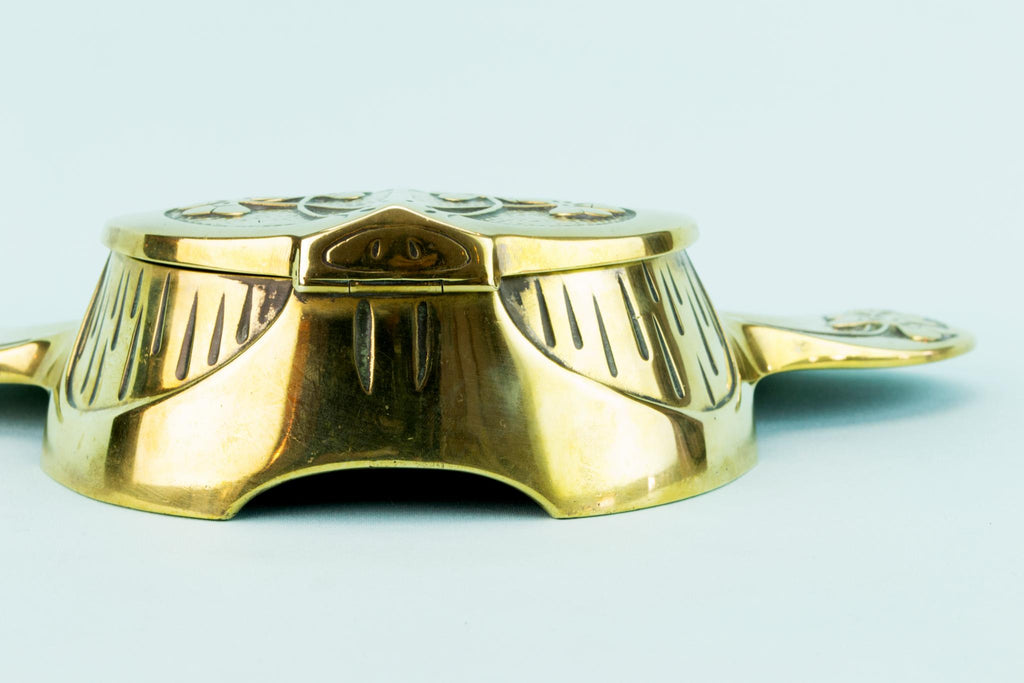 Bronze Art Nouveau Inkwell, Austrian Circa 1900