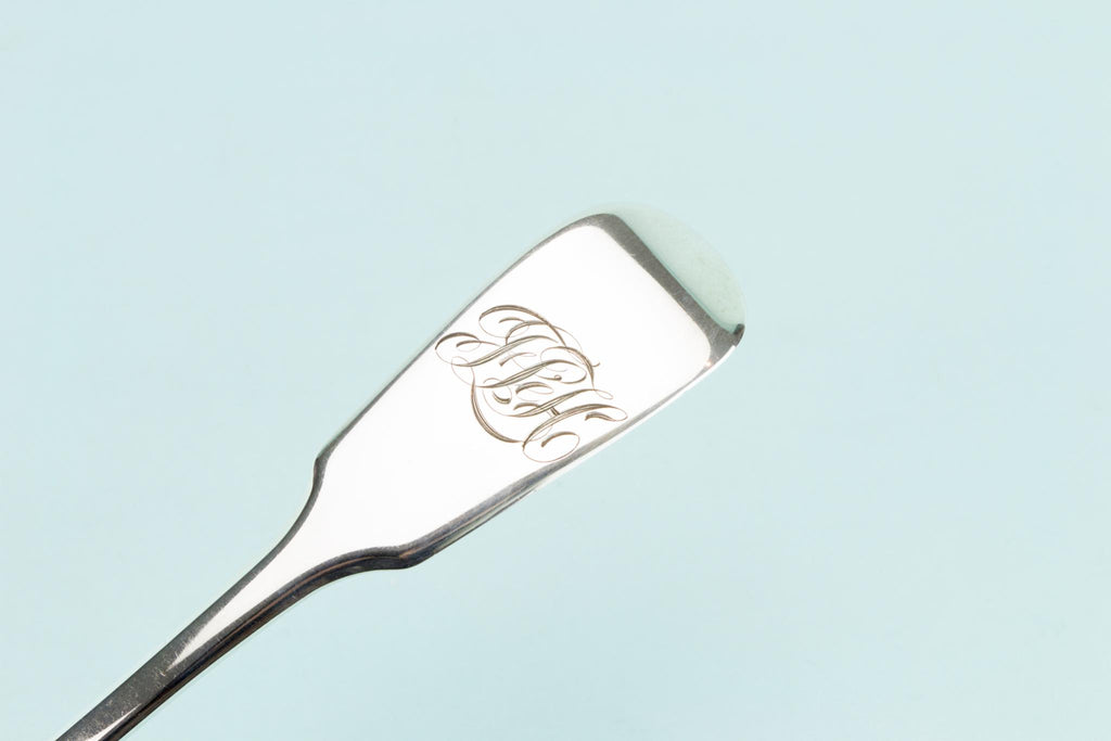 Sterling Silver Large Serving Spoon, English 1822