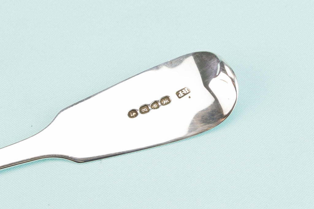 Sterling Silver Large Serving Spoon, English 1822