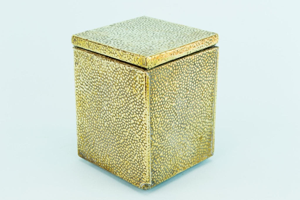 Medium Brass Tea Box, English Circa 1900