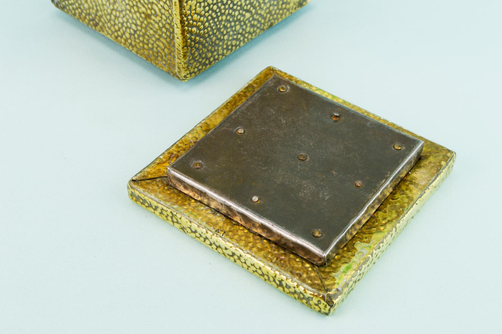 Medium Brass Tea Box, English Circa 1900