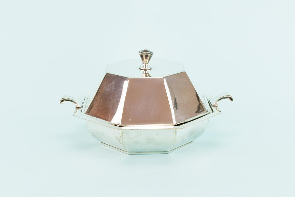 Silver Plated Hot Serving Dish, English 1930s