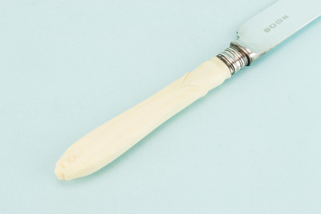 Silver Plated Medium Art Nouveau Cutlery Set, English Early 1900s