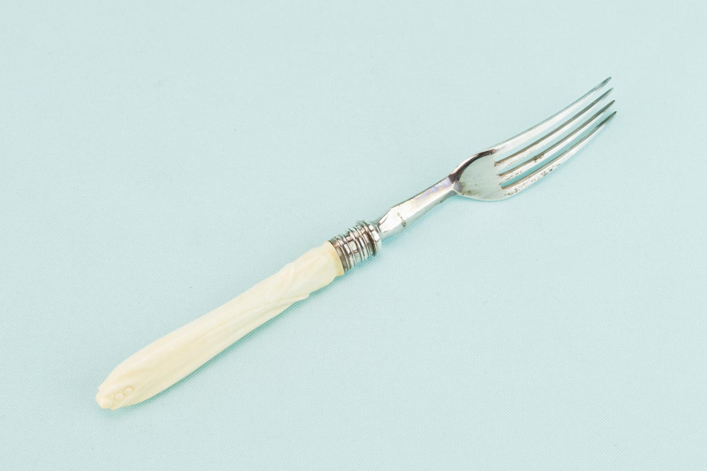 Silver Plated Medium Art Nouveau Cutlery Set, English Early 1900s