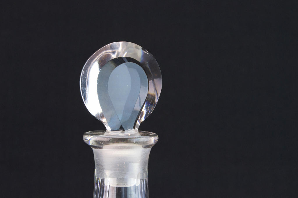 Cut Glass Barrel Decanter, English Circa 1810