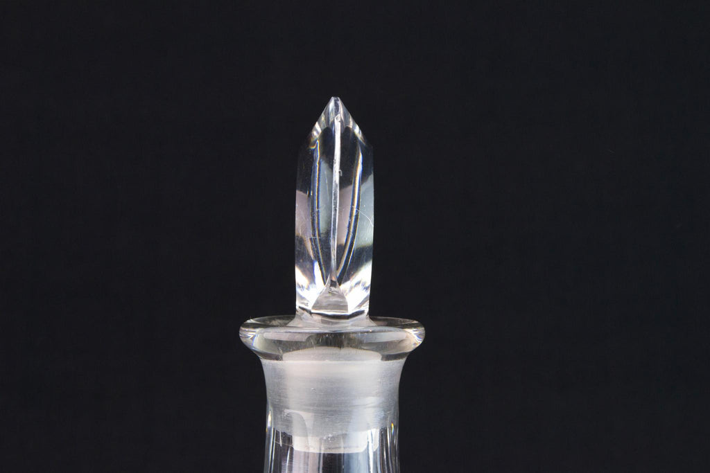 Cut Glass Barrel Decanter, English Circa 1810