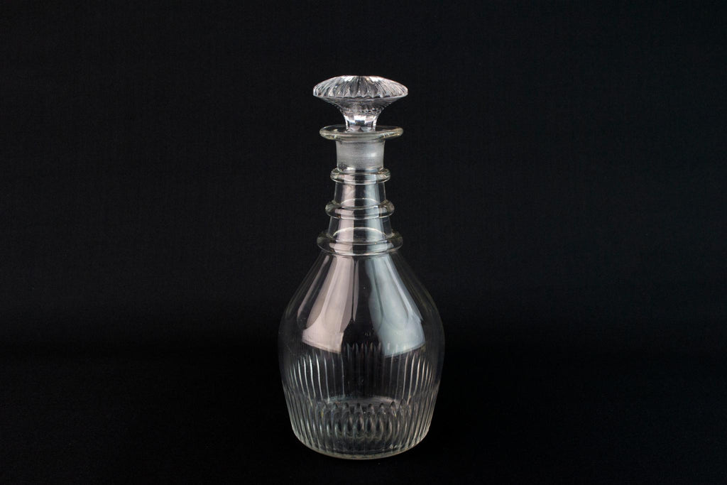 Port or Sherry Wine Glass Decanter, English Circa 1820