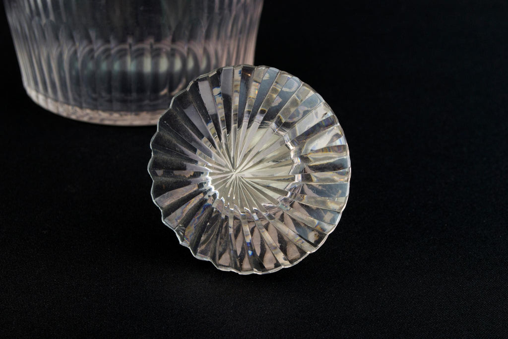 Cut Glass Glass Georgian Decanter, English Circa 1810