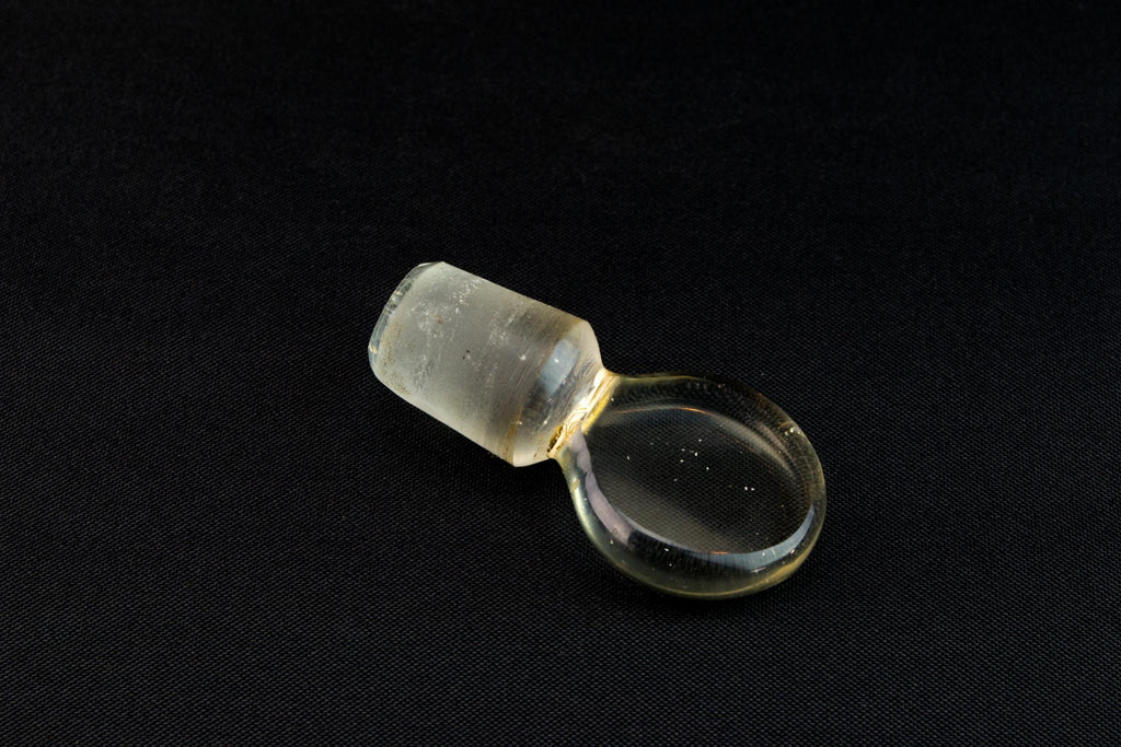 Gilded Glass Whisky Decanter, English Circa 1800