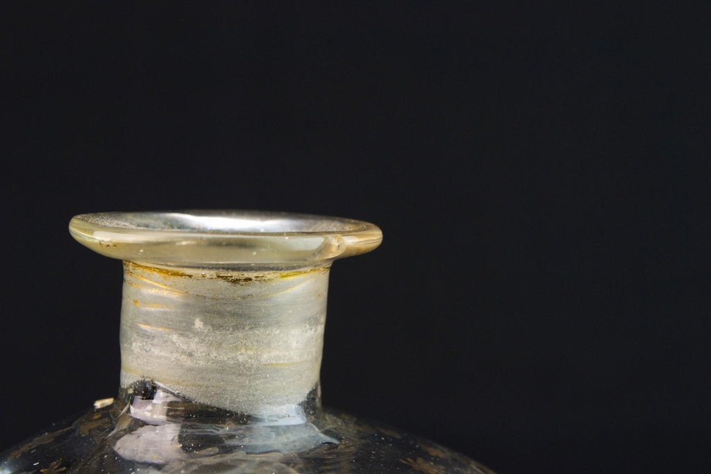 Gilded Glass Whisky Decanter, English Circa 1800