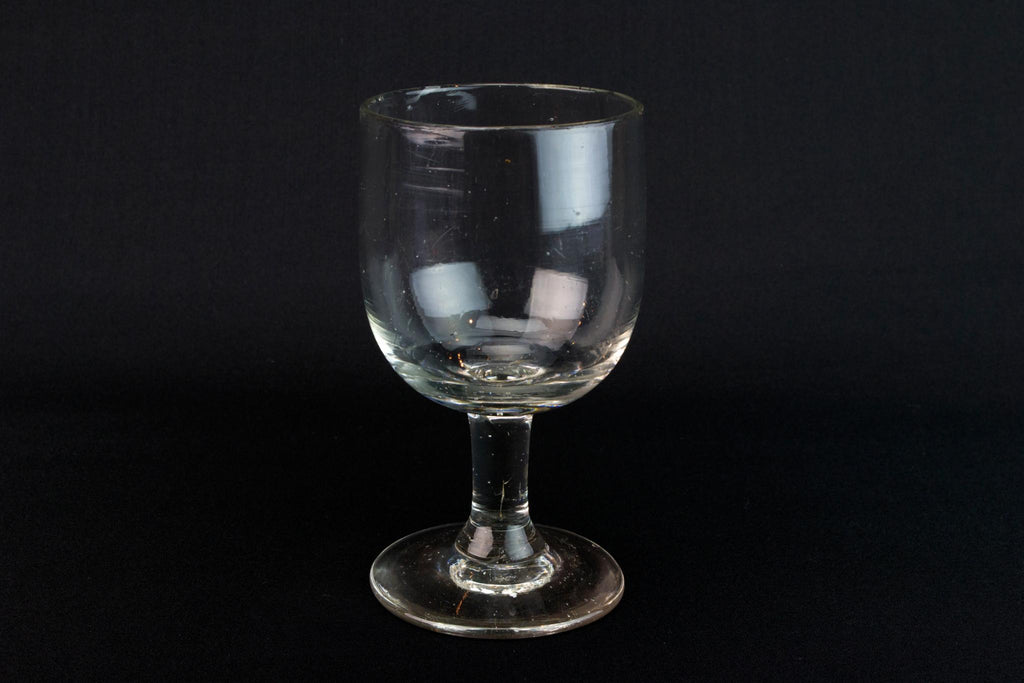 Victorian Glass Wine Rummer, English circa 1860
