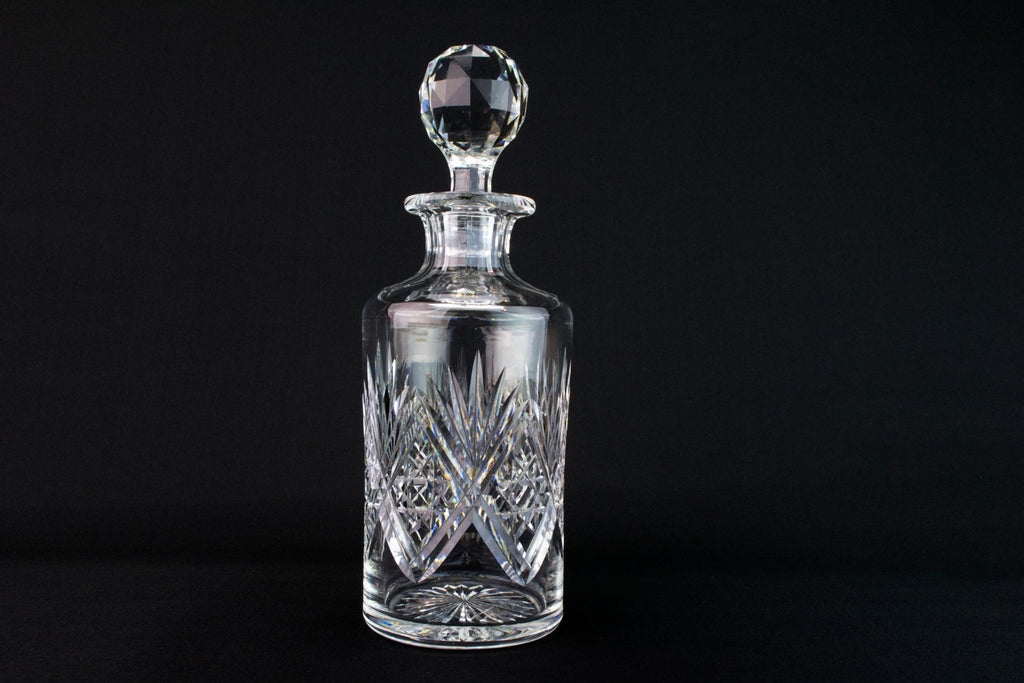 Cut Crystal Glass Whisky Decanter