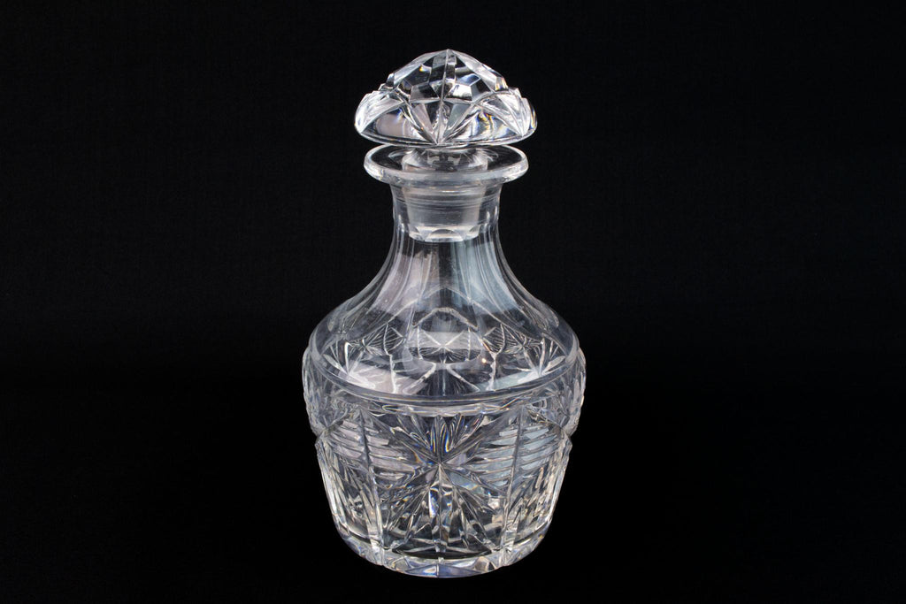 Cut Crystal Glass Whisky Decanter