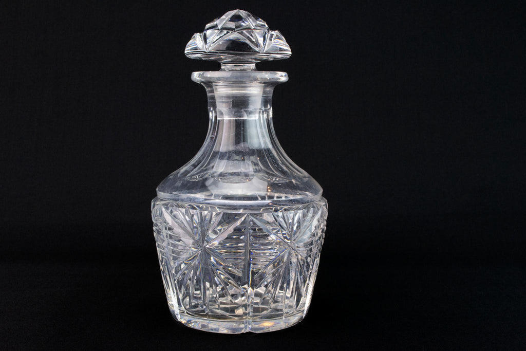 Cut Crystal Glass Whisky Decanter