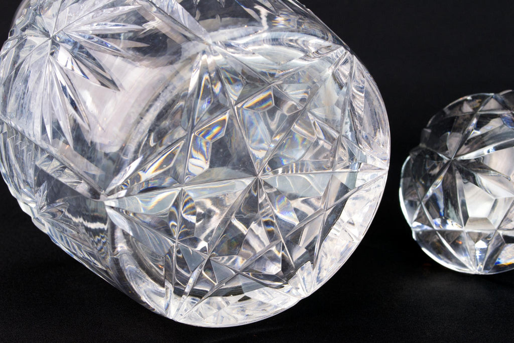 Cut Crystal Glass Whisky Decanter