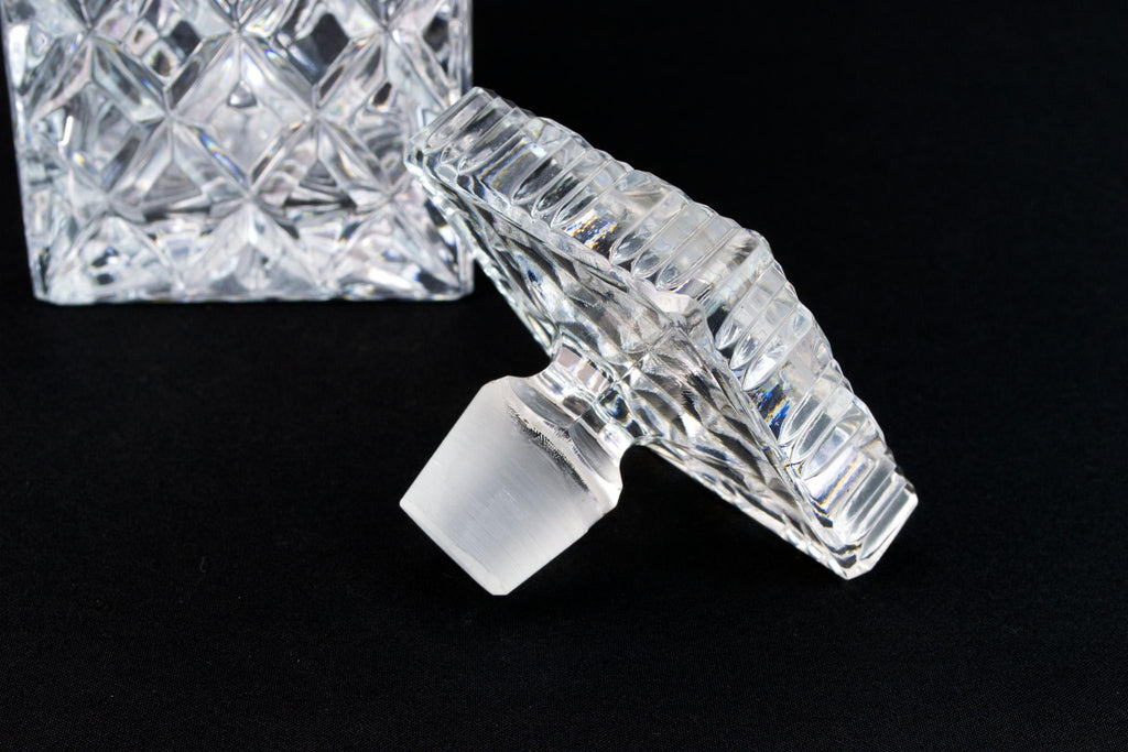 Square Glass Whisky Decanter