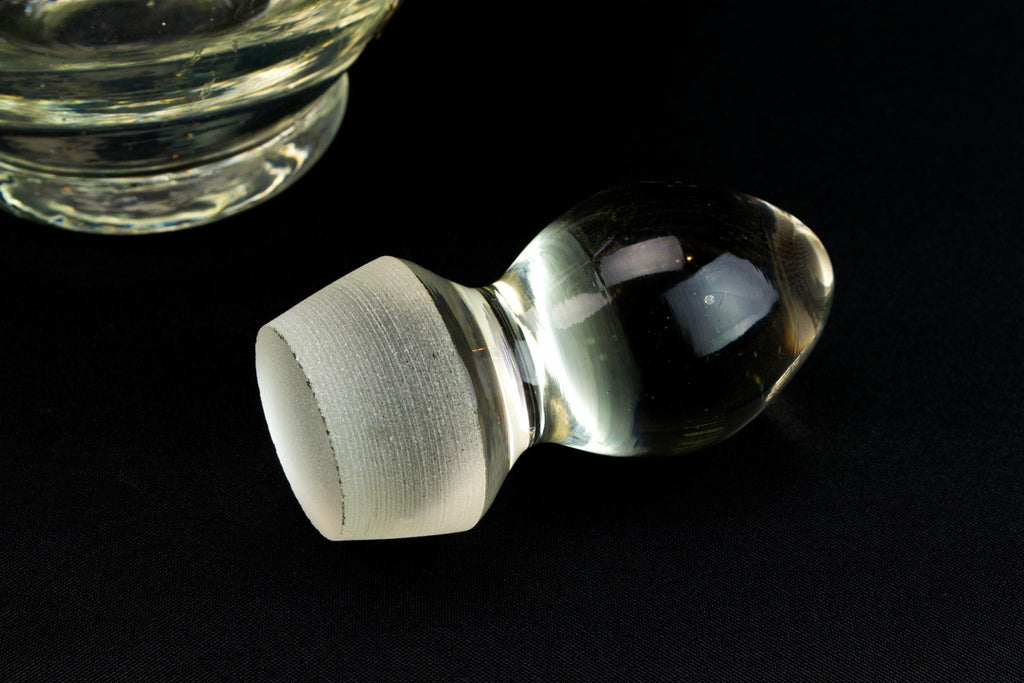 Glass Wine Carafe with Silver Plated Mounts