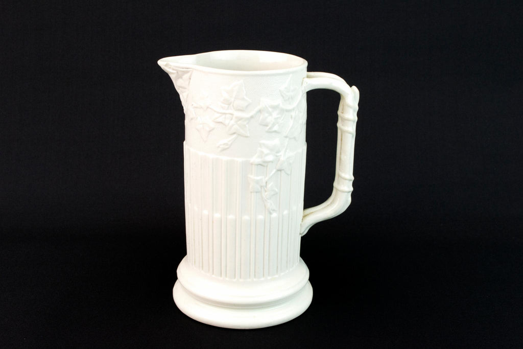Parian Ware Pottery Jug, English 1860s