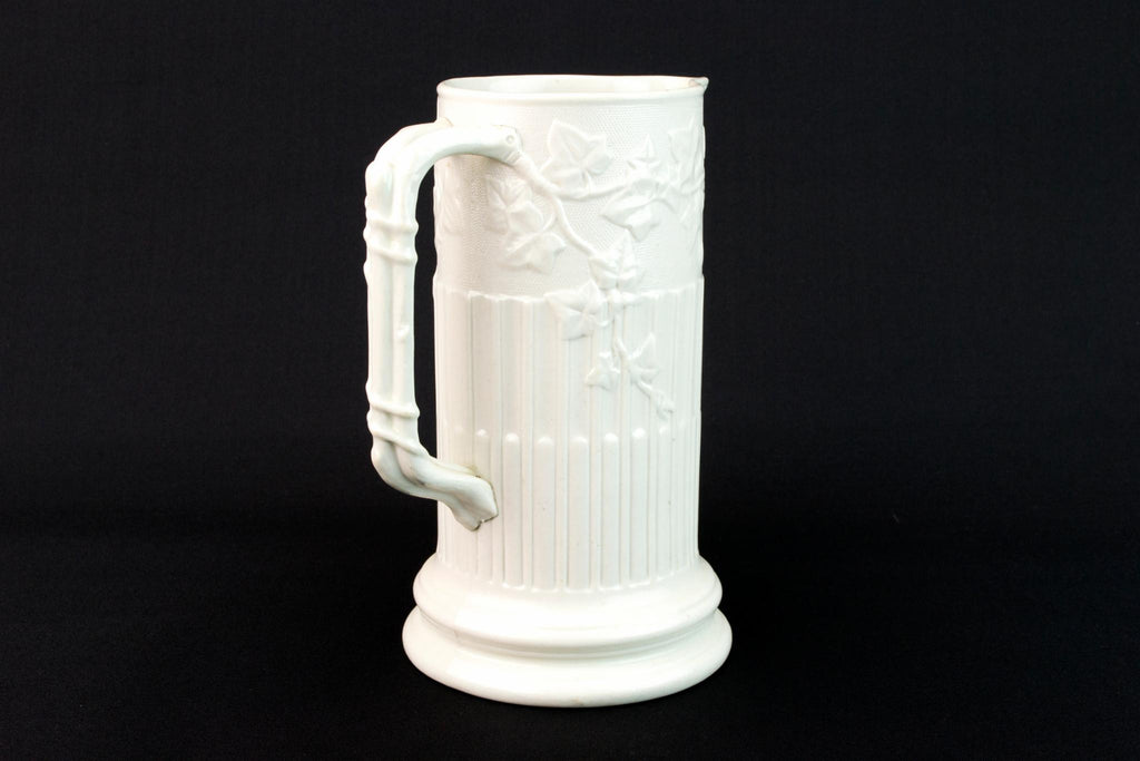 Parian Ware Pottery Jug, English 1860s