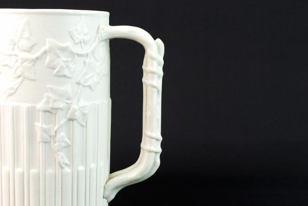 Parian Ware Pottery Jug, English 1860s