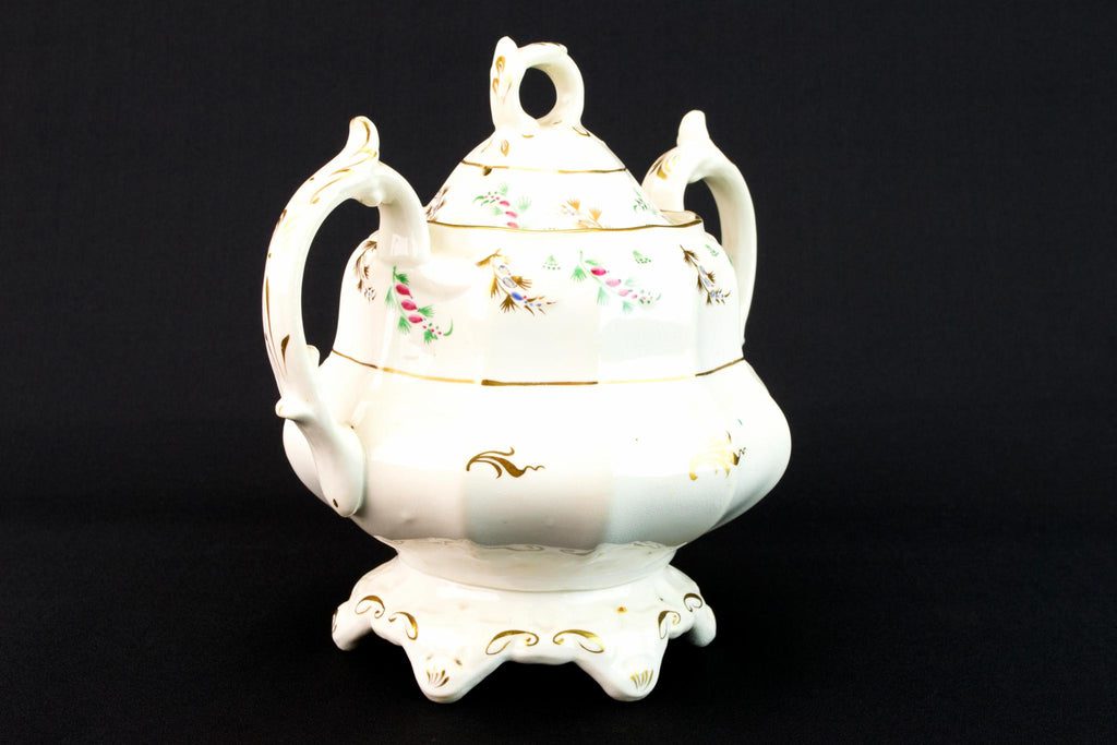 Large Pear Shaped Sugar Bowl, English 1830s