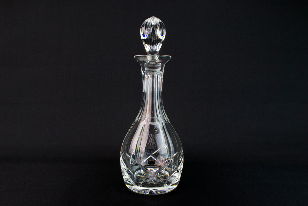 Wine Decanter in Cut Glass