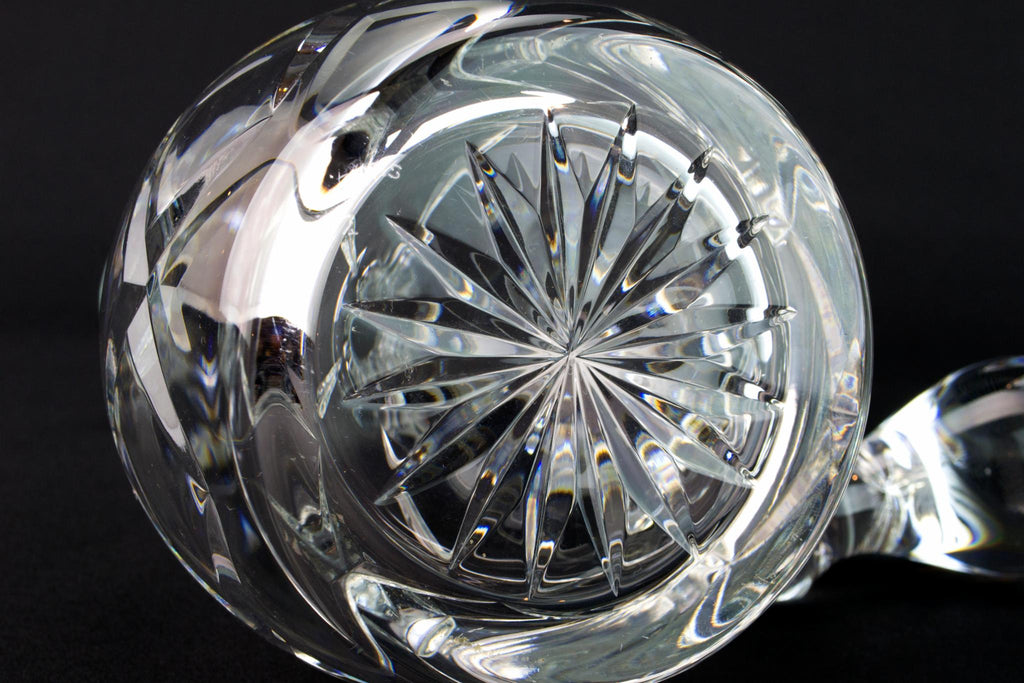 Wine Decanter in Cut Glass