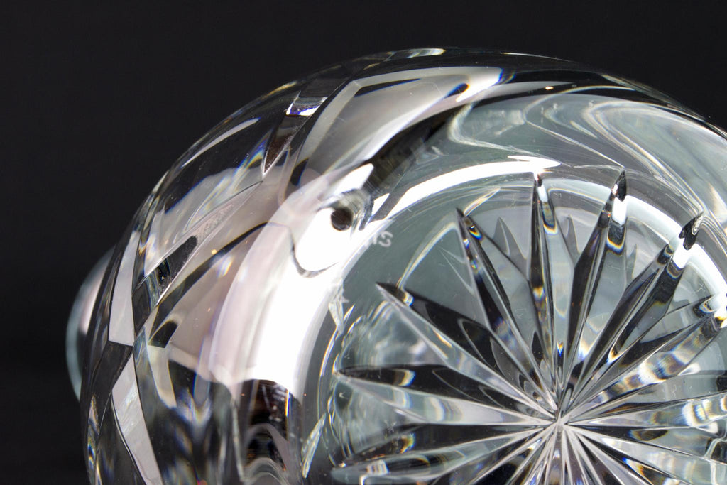 Wine Decanter in Cut Glass