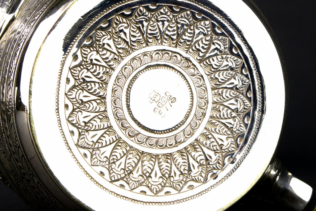 Silver Plated Zodiac Tea Set, English Late 19th Century