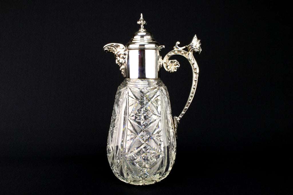 Cut Glass Renaissance Revival Carafe, English Circa 1900