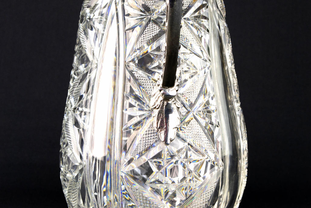 Cut Glass Renaissance Revival Carafe, English Circa 1900